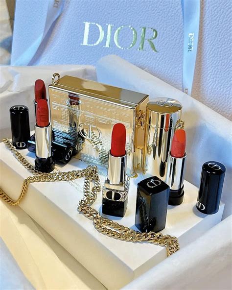 set son dior kèm clutch|Set son Dior Rouge Limited kèm clutch .